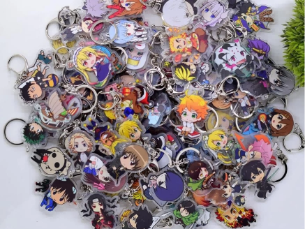 Custom Anime Acrylic Keychain Manufacturing & Wholesale Solutions Custom Anime Acrylic Keychain Manufacturing & Wholesale Solutions