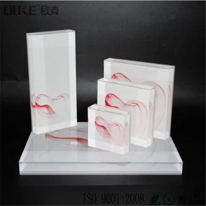 Custom Shape Funny Design Clear akrilnega žiga Block