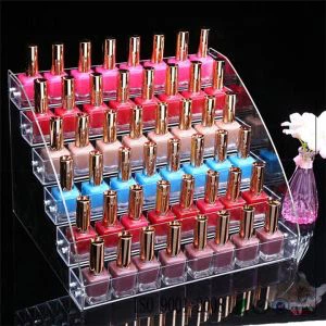 Velik Transparent nohte Rok Acrylic Nail Polish Display Rack