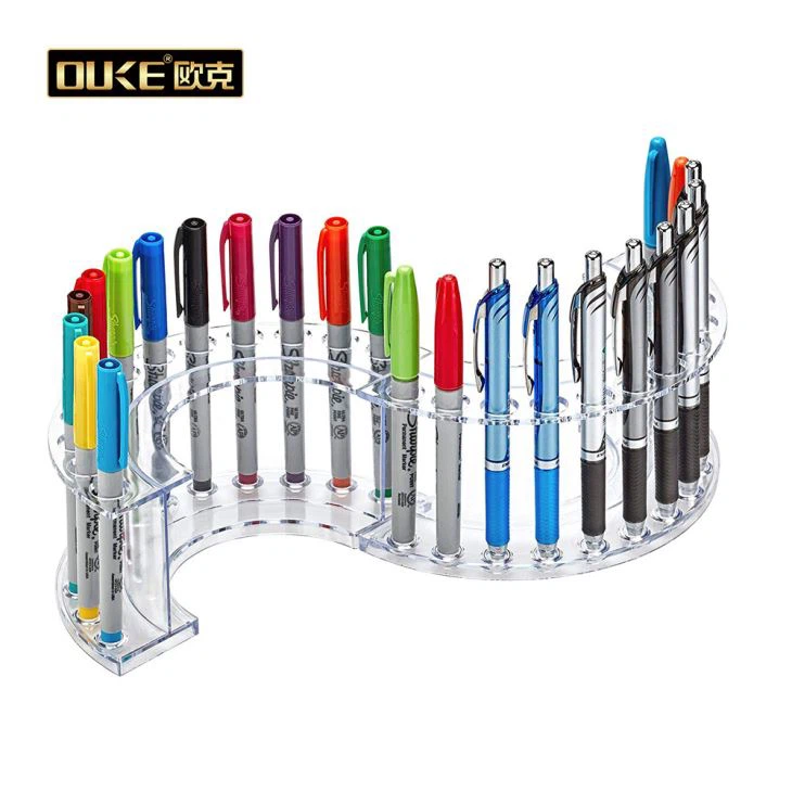 Clear Acrylic Pen Display Stand