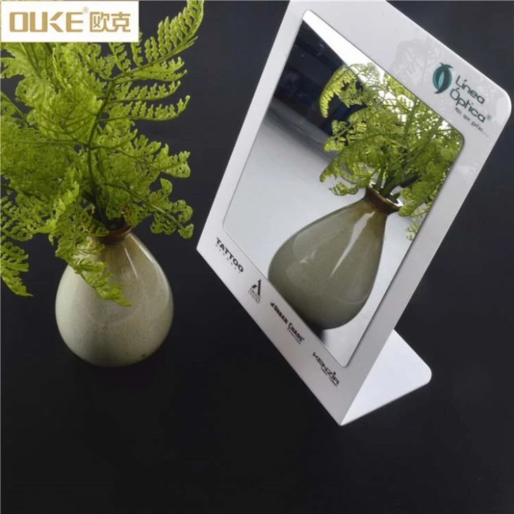 European Single-sided Desktop Acrylic Makeup Mirror