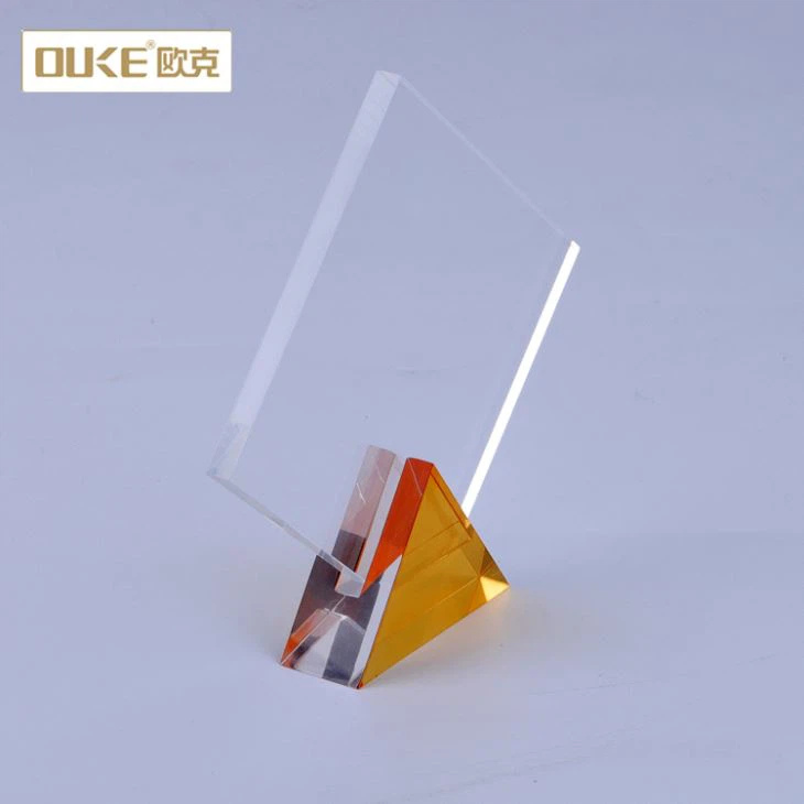 Newest Blank Acrylic Trophy With Base