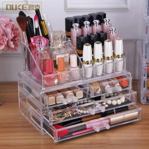 Custom Clear 4 Drawers Akrilna Makeup Organizer