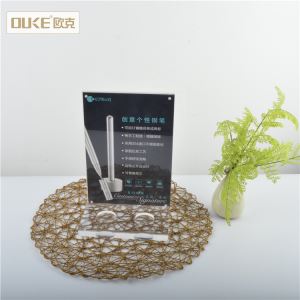 Tiskanje T Shaped Acrylic Pen Holder